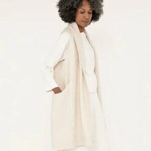 Elizabeth Suzann Clyde Vest in Midweight Flax Linen